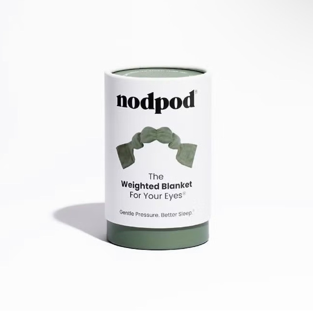 NODPOD Weighted Blanket For Your Eyes 29" x 4" Sleep Mask Sage